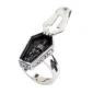 Bague Cercueil Ouvert sur Squelette en Repos.