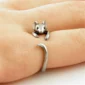 Bague Souris en Laiton - Taille Réglable.
