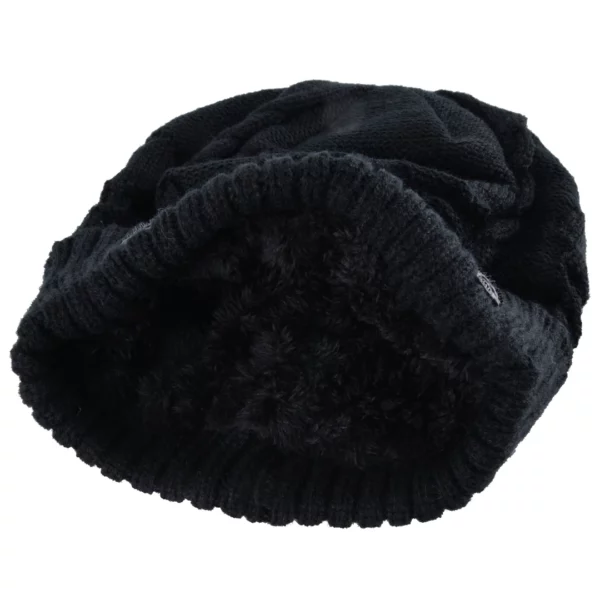 Bonnet Noir Chaud à Motif Têtes de Mort Homme Femme Bonnet Noir Chaud à Motif Têtes de Mort Homme Femme.