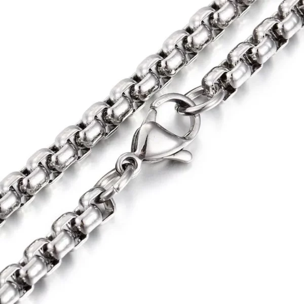 Chaîne Vénitienne avec Fermoir Mousqueton Chaîne Vénitienne avec Fermoir Mousqueton.