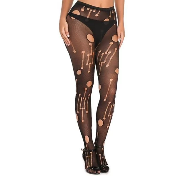 Collant Résille Ajouré Gothique Punk Collant Résille Ajouré Gothique Punk.