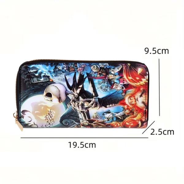 Grand Portefeuille Cuir Le Cauchemar avant Noël (dimensions) Grand Portefeuille Cuir Le Cauchemar avant Noël (dimensions).