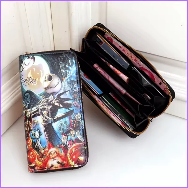 Grand Portefeuille Cuir Le Cauchemar avant Noël (intérieur) Grand Portefeuille Cuir Le Cauchemar avant Noël (intérieur).