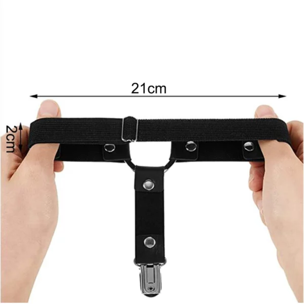 Jarretière Cuir Cœur Métallique & Clips Bas (dimensions) Jarretière Cuir Cœur Métallique & Clips Bas (dimensions).