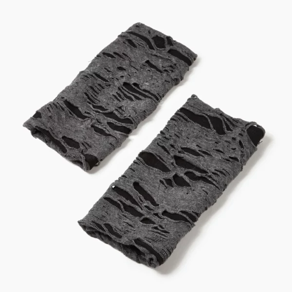 Mitaines Longues Gothiques Punk à Effet Déchiré (présentation) Mitaines Longues Gothiques Punk à Effet Déchiré (présentation).