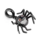 Pendentif Araignée Noire en Argent 925 Sterling.
