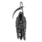 Pendentif Gothique La Faucheuse Tenant un Crâne.