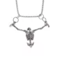 Pendentif Squelette Suspendu en Acier Inoxydable