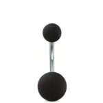 Piercing Nombril Double Sphère Obscure