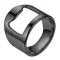 Bague Décapsuleur Acier 316L Noir PVD