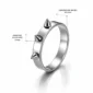 Bague Punk à Pointes Acier Inoxydable 316L (dimensions)