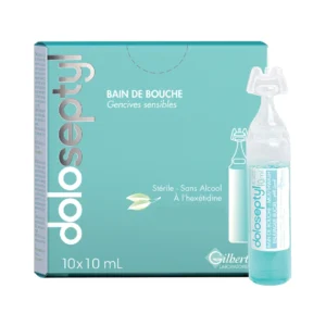 Bain de Bouche Doloseptyl Gilbert 10 Unidoses 10 ml.