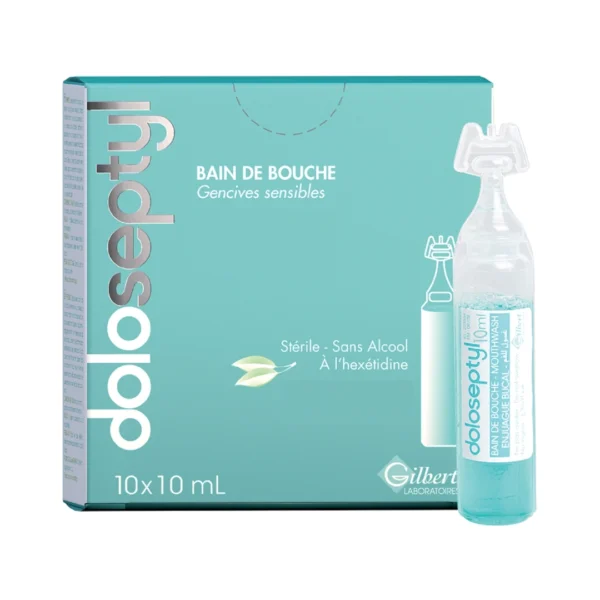 Bain de Bouche Doloseptyl Gilbert 10 Unidoses 10 ml Bain de Bouche Doloseptyl Gilbert 10 Unidoses 10 ml.