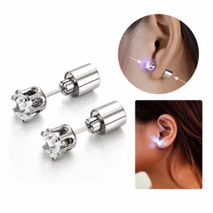Boucles d'Oreilles Led Zirconiums (piles fournies).
