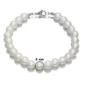 Bracelet de Perles Blanches 8 mm.