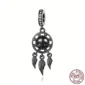 Charm Attrape-Rêves Crâne Argent 925 Compatible Pandora.