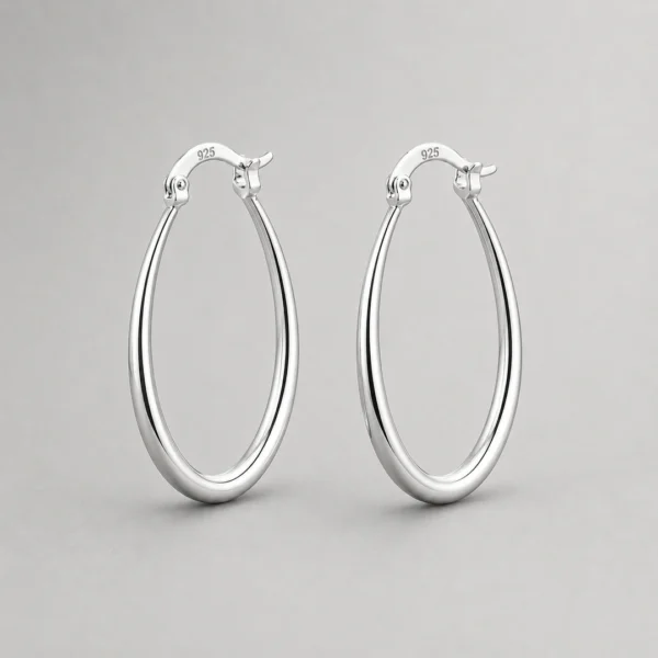 Créoles Goutte en Argent 925 Sterling Créoles Goutte en Argent 925 Sterling.