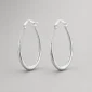 Créoles Goutte en Argent 925 Sterling.