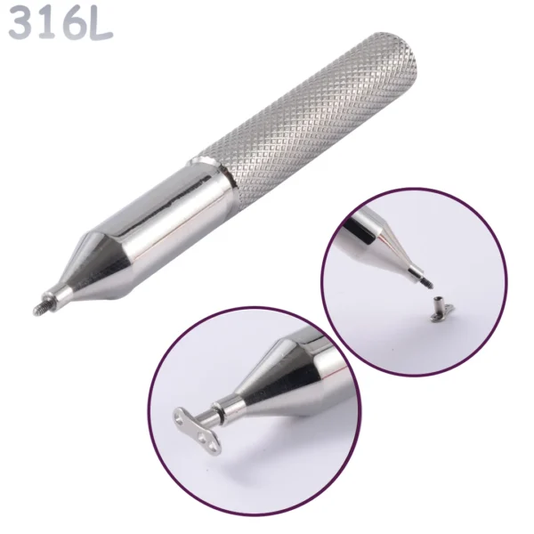 Outil d’Insertion Piercing Surface Microdermal & Agrafe.