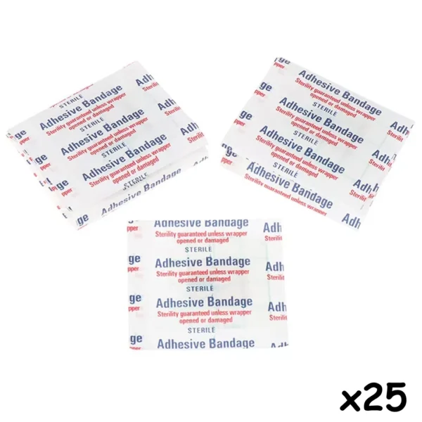 Pansements Occlusifs Stériles 3,8 × 3,8 cm 25 Pièces Pansements Occlusifs Stériles 3,8 × 3,8 cm 25 Pièces.