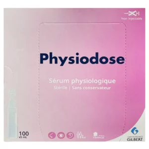 Physiodose Sérum Physiologique Stérile 100 Unidoses Laboratoires Gilbert.