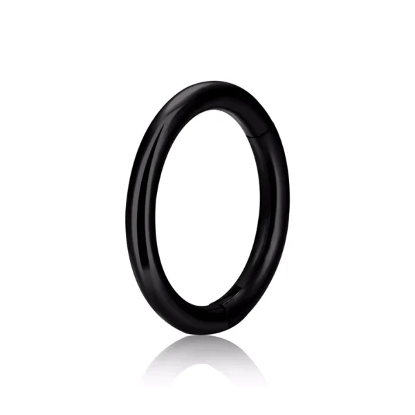 Piercing Anneau Clicker 16G Acier Chirurgical 316L Noir PVD Piercing Anneau Clicker 16G Acier Chirurgical 316L Noir PVD.