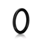 Piercing Anneau Clicker 16G Acier Chirurgical 316L Noir PVD.
