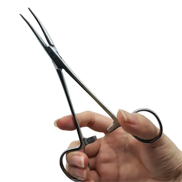 Pince Hémostatique Kocher Acier Chirurgical 316L Courbée Pince Hémostatique Kocher Acier Chirurgical 316L Courbée.