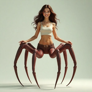 Femme Araignée Halloween.