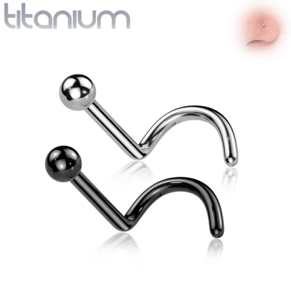 Piercing Narine Stud Courbé U en Titane avec Bille 2 mm Piercing Narine Stud Courbé U en Titane avec Bille 2 mm.