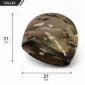 Bonnet Thermique Camouflage Militaire (dimensions).