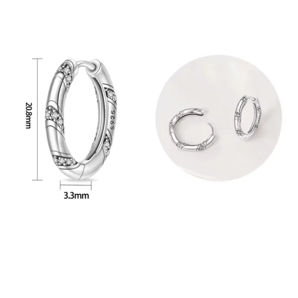 Créoles Symphonie Argentée (dimensions) Créoles Symphonie Argentée (dimensions)