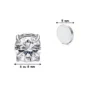 Faux Piercing Aimanté Oreille Zircon (dimensions)
