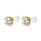 Faux Piercing Aimanté Oreille Zircon (variante couleur doré)