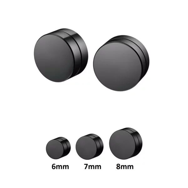 Faux Piercing Plug Magnétique oreille(dimensions noir) Faux Piercing Plug Magnétique oreille(dimensions noir)