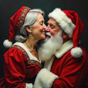 La rencontre avec le Père Noël.