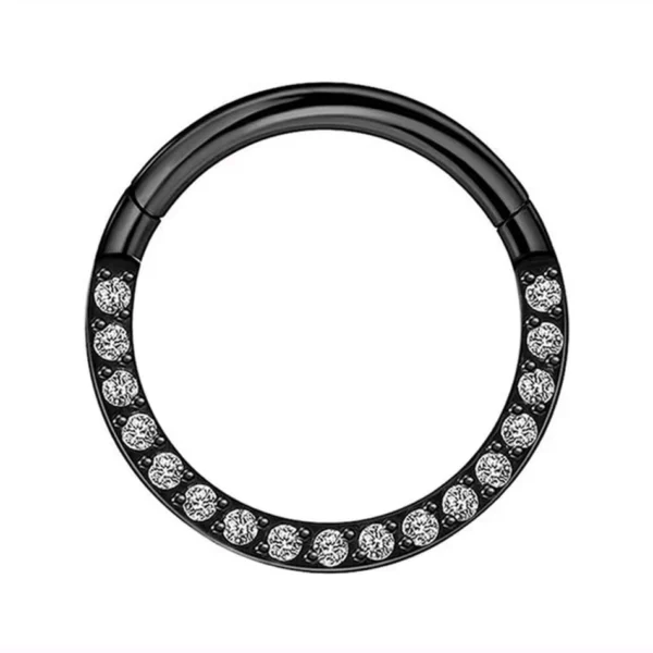 Piercing Anneau Auréole d’Étoiles Titane Noir Piercing Anneau Auréole d’Étoiles Titane Noir.