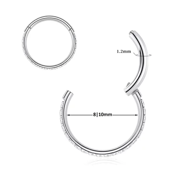 Piercing Anneau Couronne Nocturne (dimensions) Piercing Anneau Couronne Nocturne (dimensions).