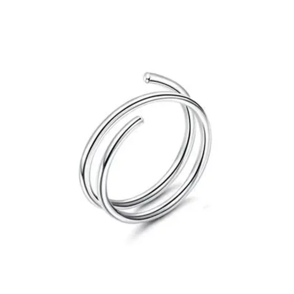 Piercing Anneau de Nez Double Cercle (couleur acier) Piercing Anneau de Nez Double Cercle (couleur acier)