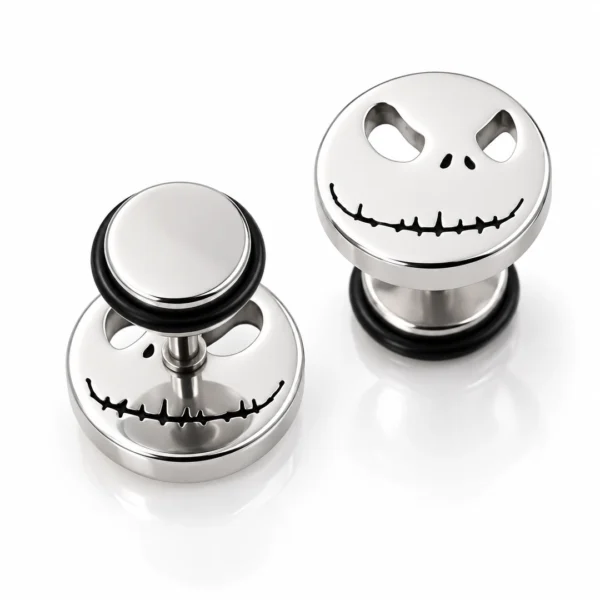 Boucles d'Oreilles Tête de Mort Halloween Boucles d'Oreilles Tête de Mort Halloween.