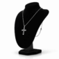 Collier Croix JESUS Acier Inox.