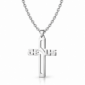 Collier Croix JESUS Acier Inoxydable 316L.