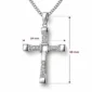 Collier de la Loyauté Croix de Toretto Pavée de Zirconiums.