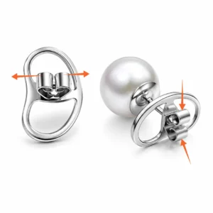 Fermoirs Réhausseurs Papillon en Acier 316L pour Boucles d’Oreilles.