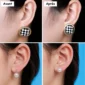 Fermoirs Réhausseurs Papillon pour Boucles d’Oreilles - Comparatif avant après.