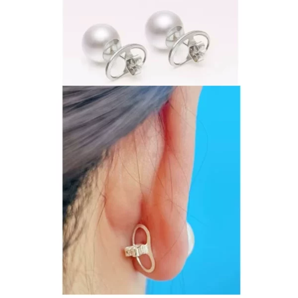 Fermoirs Réhausseurs Papillon pour Boucles d'Oreilles (sur lobe) Fermoirs Réhausseurs Papillon pour Boucles d'Oreilles (sur lobe)