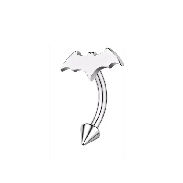 Piercing Banane Chauve-Souris et Spike en Acier Chirurgical.