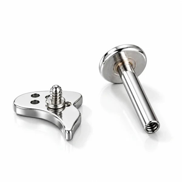 Piercing Fantôme Halloween Labret 16G Filetage Interne Acier 316L Piercing Fantôme Halloween Labret 16G Filetage Interne Acier 316L.