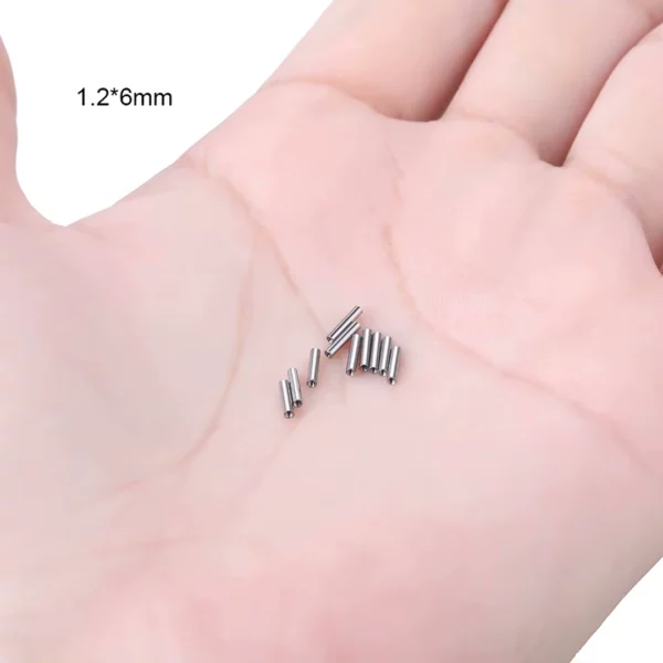 Barre de Remplacement Piercing Barbell en Titane – Filetage Interne (variante 1.2x6mm) Barre de Remplacement Piercing Barbell en Titane – Filetage Interne (variante 1.2x6mm).