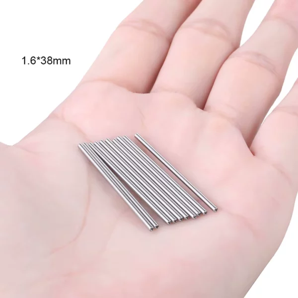 Barre de Remplacement Piercing Barbell en Titane – Filetage Interne (variante industriel 1.6x38mm).